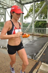 Over 30 miles into an Ultra Marathon in July 2012.